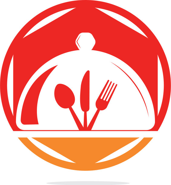 食品标志与匙刀图片下载