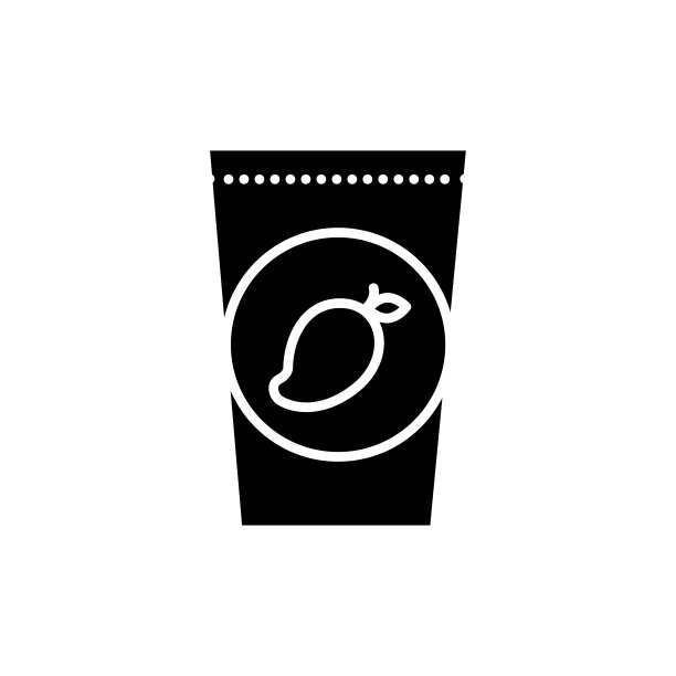 有机芒果干线图标。网页的轮廓象形图。图片下载