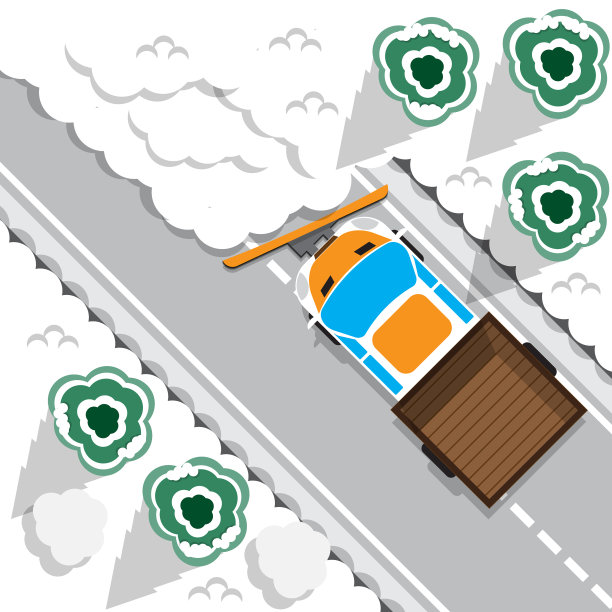 清除路上的积雪图片下载