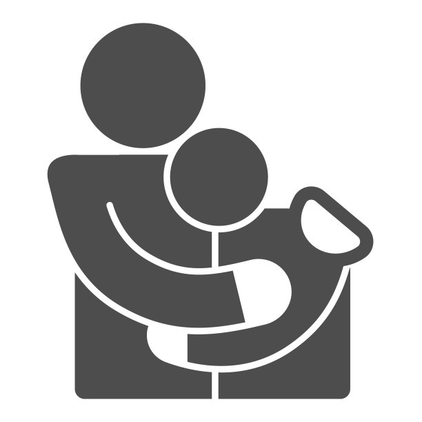 病人家庭固体图标，世界癌症日概念，家庭护理和护理标志在白色背景，父亲和儿子图标在字形风格的移动概念和网页设计。矢量图形。图片下载