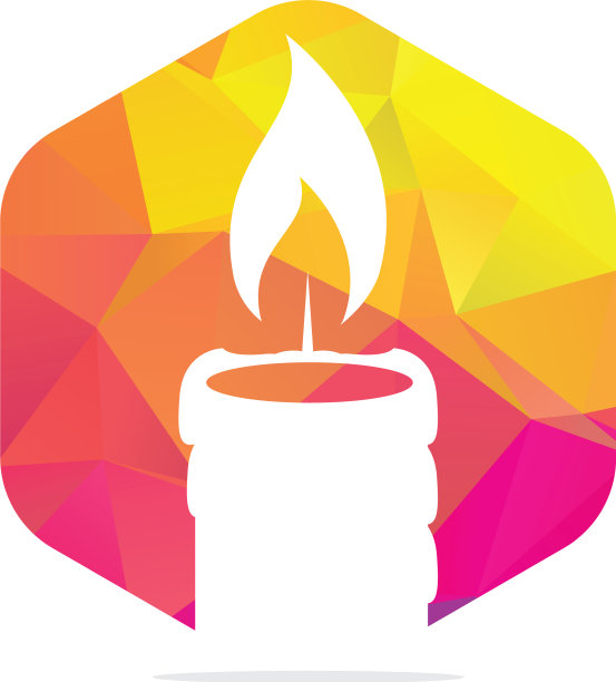 蜡烛标志设计图片下载