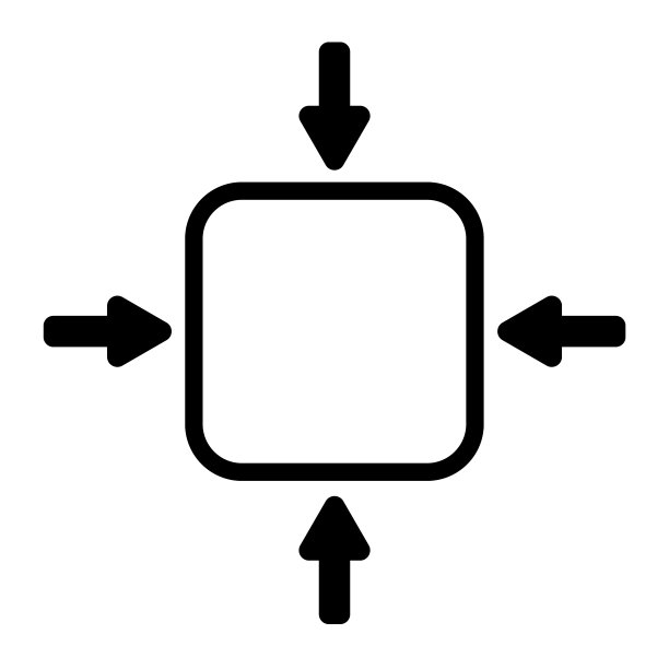 紧凑的尺寸小规模适合图标上的白色背景。平的风格。体积小的迹象。图片下载