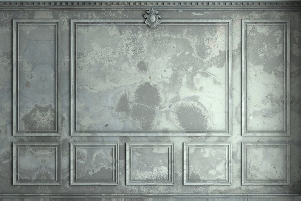 经典墙的旧灰泥面板油漆图片下载
