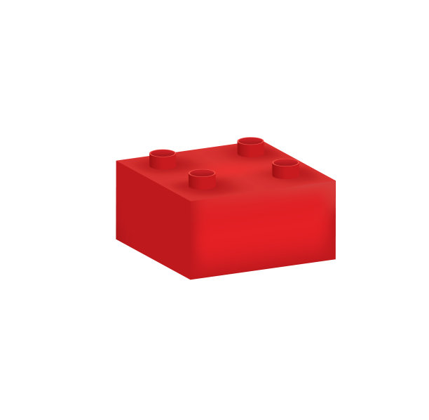 红色的积木图片下载