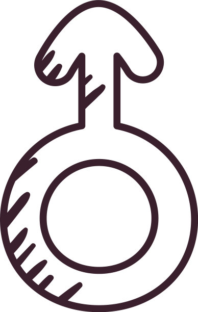 波普艺术男性性别线条风格图标设计图片下载