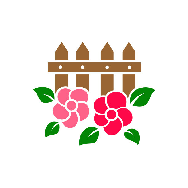 花园的标志图片下载