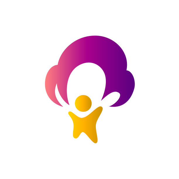 孩子降落伞的标志图片下载