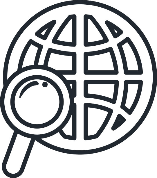 带有全局球线风格的卢佩图标图片下载