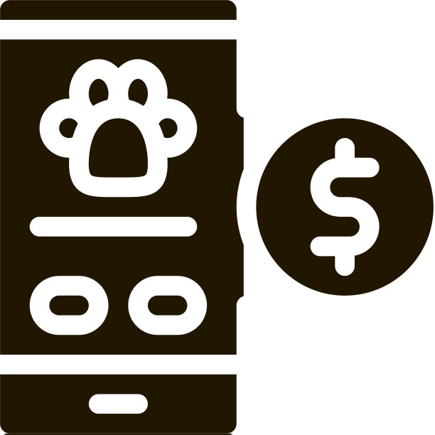 现金援助的动物在线图标图片下载