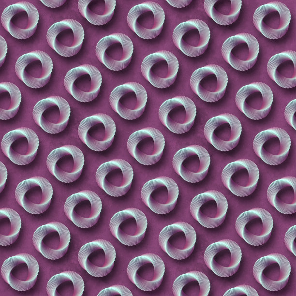 抽象图案的彩色莫比乌斯带在旧破旧的表面3d渲染抽象背景。数码插图图片下载