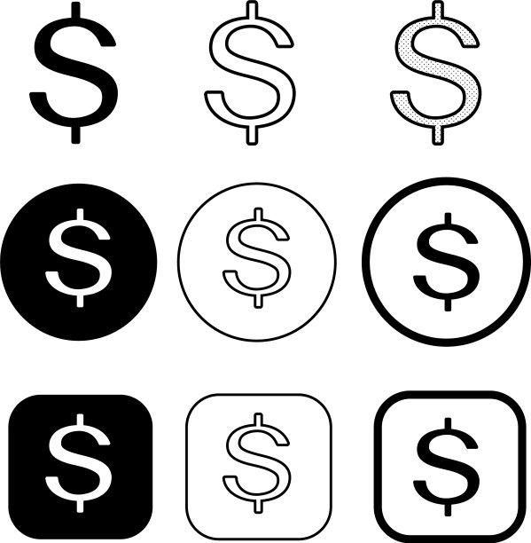 许可和版权商业用途图标符号图片下载