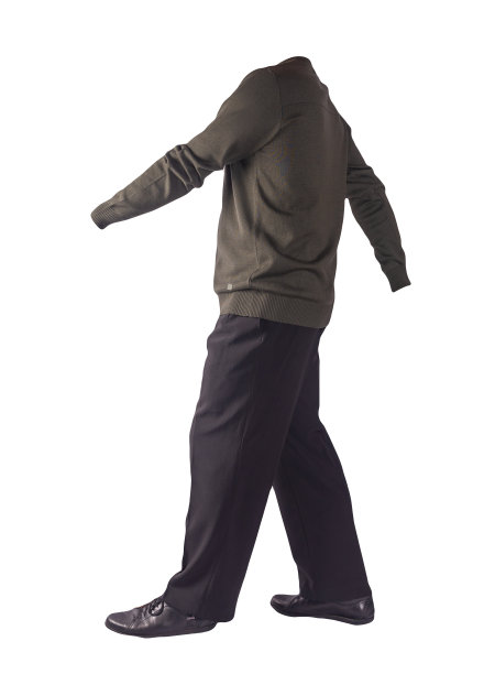 男夹克，裤子和皮鞋孤立在白色背景。图片下载