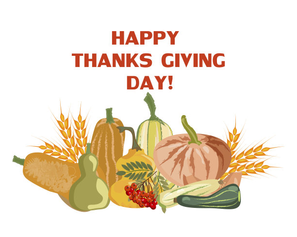 感恩节贺卡和请柬图片下载
