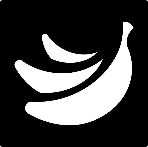 香蕉图标香蕉符号符号图片下载