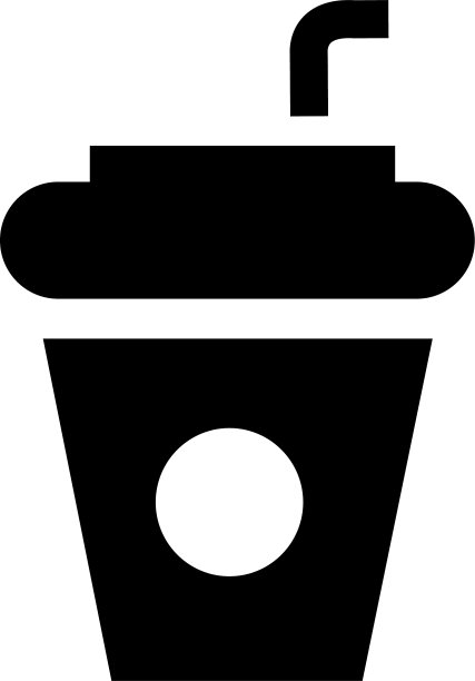 简约饮品图标标志设计图片下载