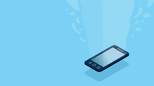 发光的电话孤立在一个简单的背景图片下载