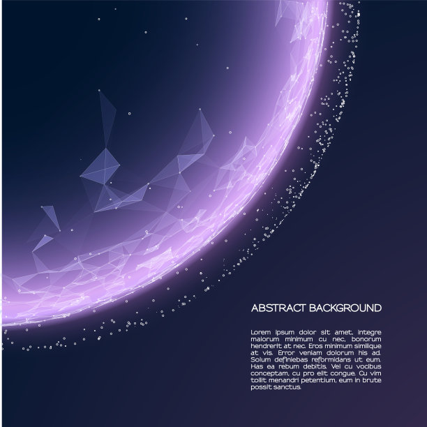 抽象彩色网格球图片下载