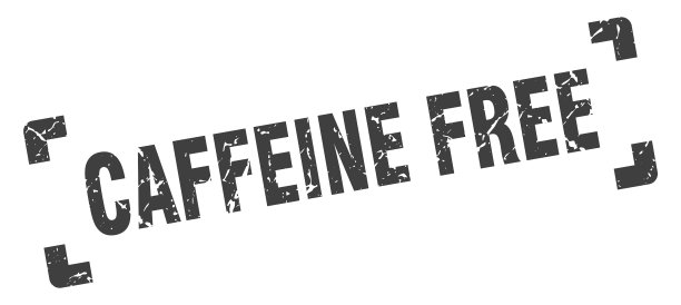 无咖啡因邮票广场垃圾标志孤立图片下载