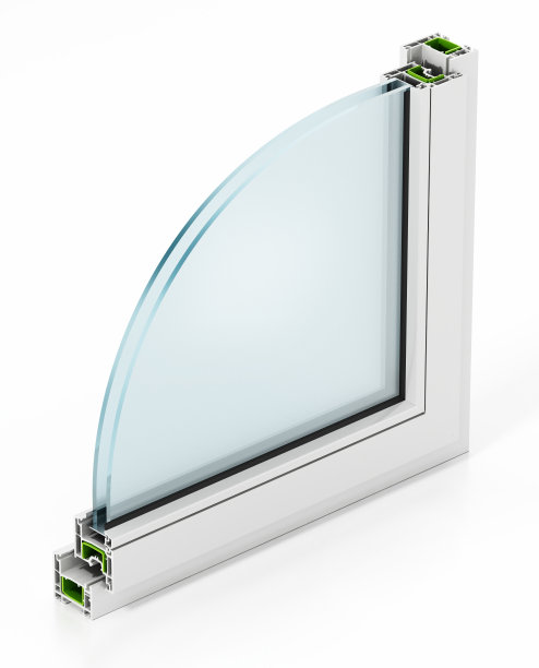 木质纹理PVC窗户细节隔离在白色图片下载