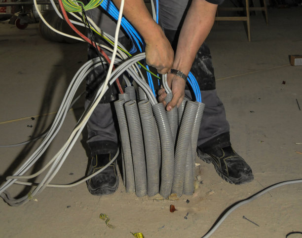 由电工接线图片下载