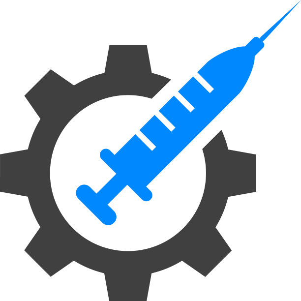 疫苗行业扁平图标象征图片下载