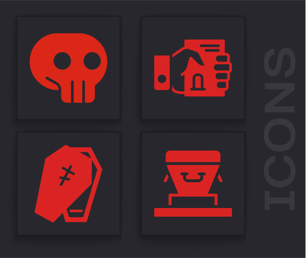 手里拿着棺材头骨死亡证明图片下载