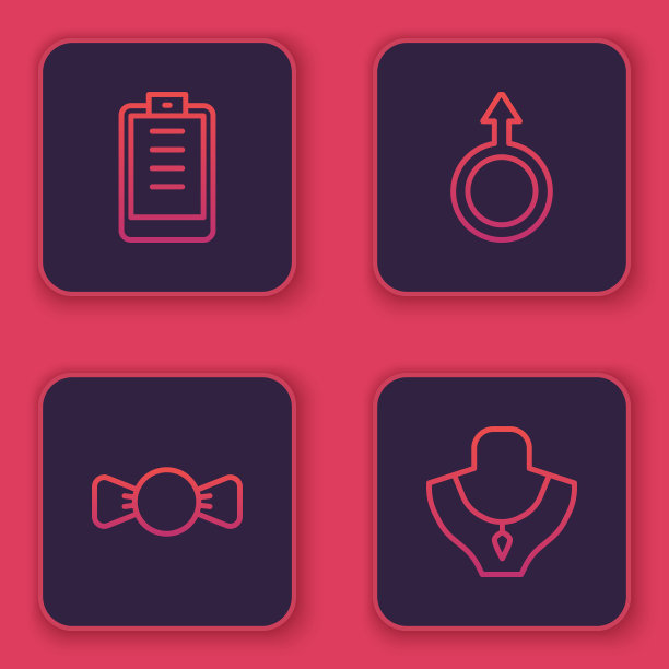 设置线剪贴板与检查表领结男性图片下载