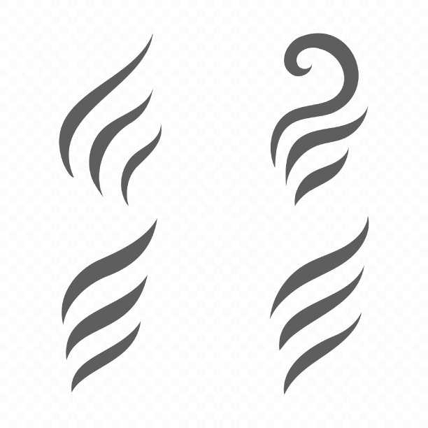 香味，蒸煮的图标设置。图片下载