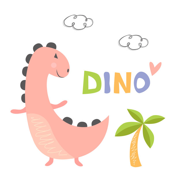可爱的恐龙图片下载