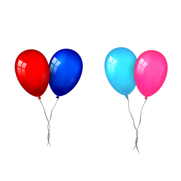气球3d夫妇设置线程隔离白色图片下载