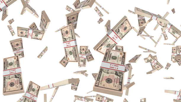 10美元钞票飞图片下载