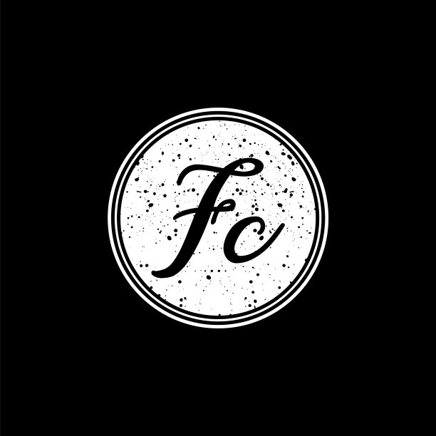 F c首字母用黑白圈图片下载