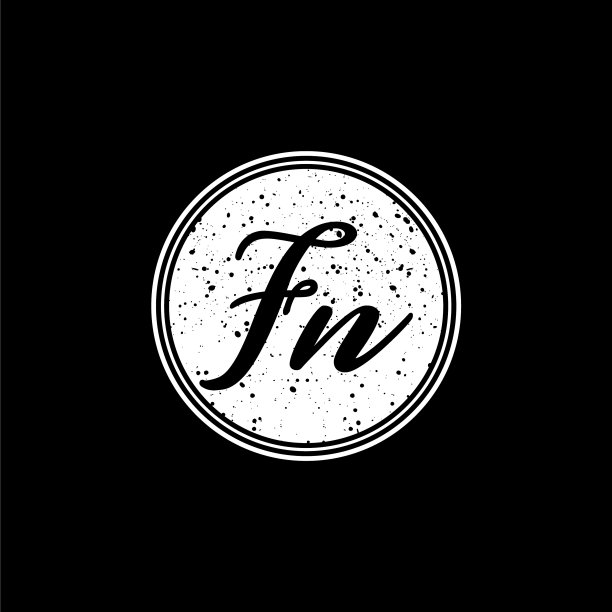 F的首字母在黑白圈图片下载
