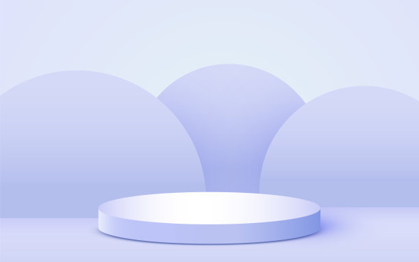 抽象的场景背景。粉红色背景上的圆柱形讲台。产品展示，模拟，展示化妆品，讲台，舞台底座或平台。图片下载