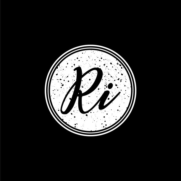 R I的首字母是黑白圈图片下载