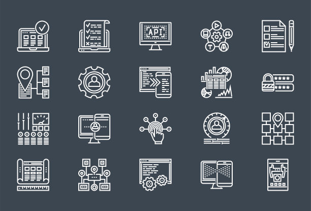 Web开发线图标设置图片下载