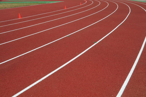 塑胶跑道特写图片下载