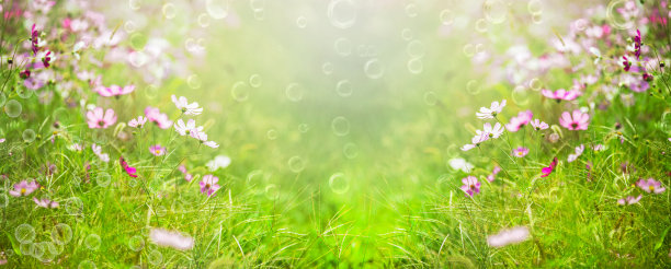 漂浮在宇宙场的泡泡图片下载