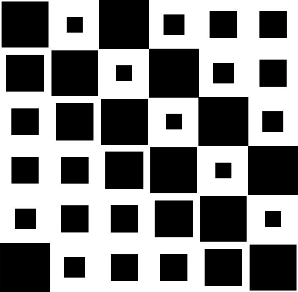 6x6立方方阵几何排列方阵图片下载