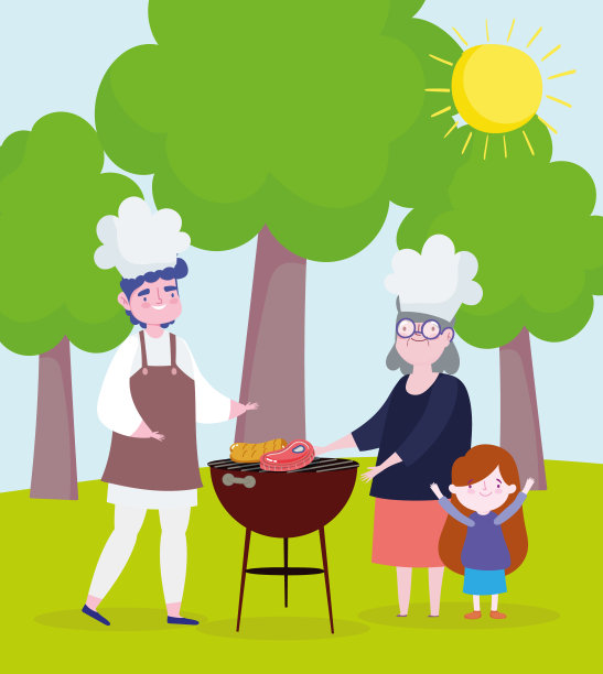 人们在户外野餐图片下载