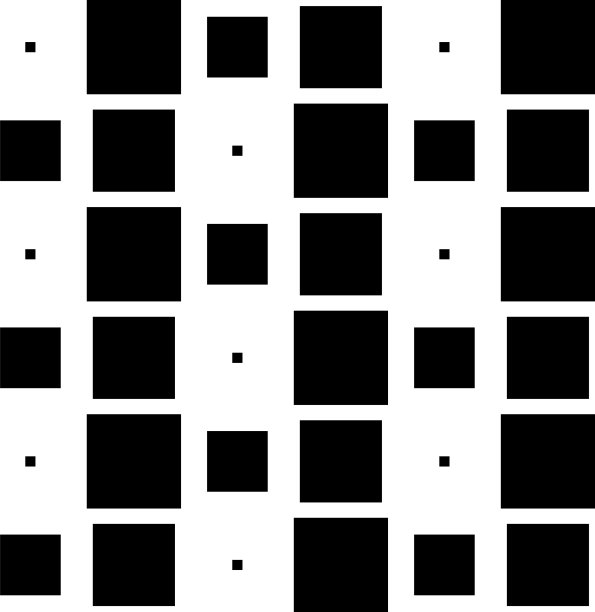 6x6立方方阵几何排列方阵图片下载