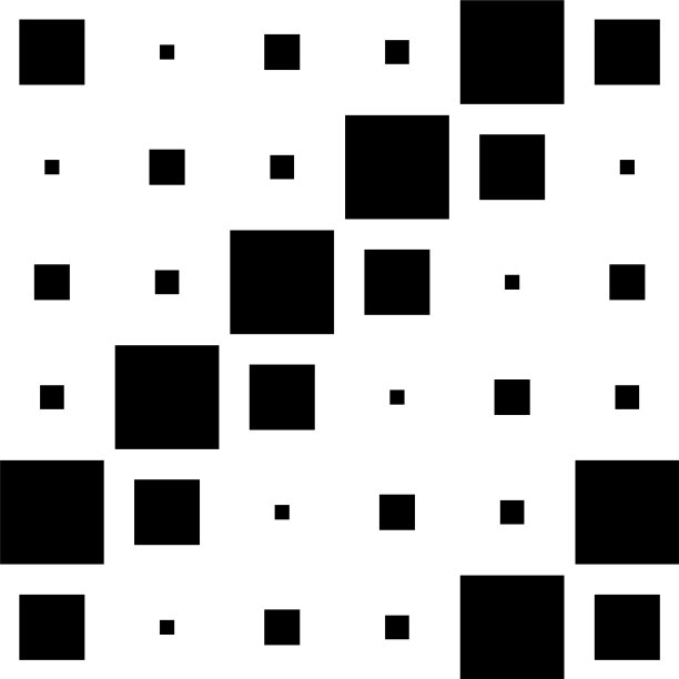 6x6立方方阵几何排列方阵图片下载