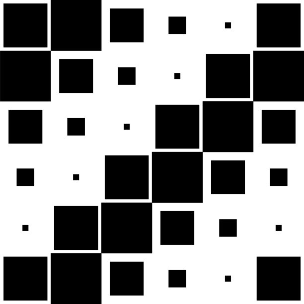 6x6立方方阵几何排列方阵图片下载