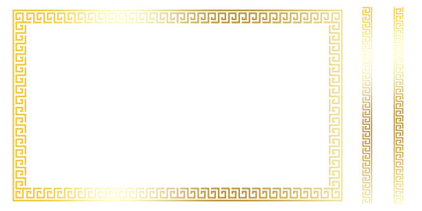 手绘黄金希腊文。涂鸦插图。矢量模式。复古的婚礼的邀请。股票的形象。每股收益10。图片下载