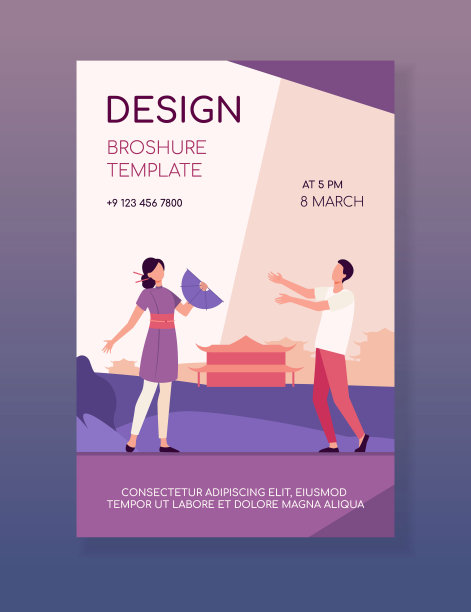 男游客与穿着传统服装的亚洲女孩交谈图片下载