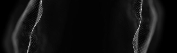 数据技术抽象未来插画。低聚形状与连接的点和线在黑暗的背景。3 d渲染。大数据可视化。图片下载