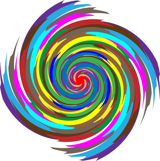 色彩丰富的图案抽象的形状圆形图案图片下载