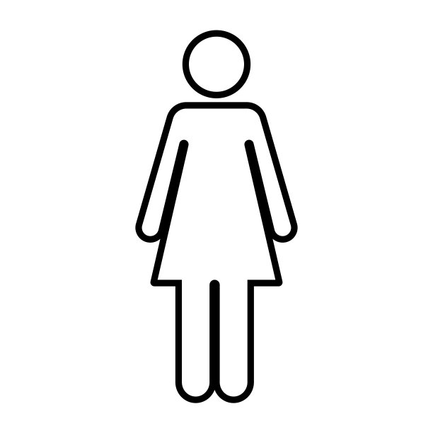 女性图标矢量图片下载