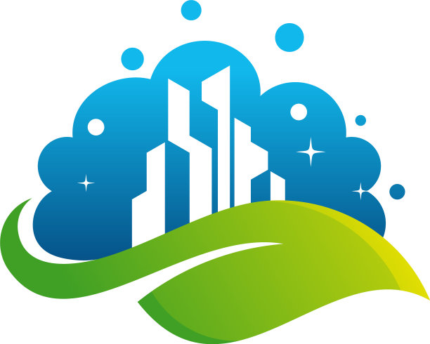 清洁服务标志模板概念清洁图片下载