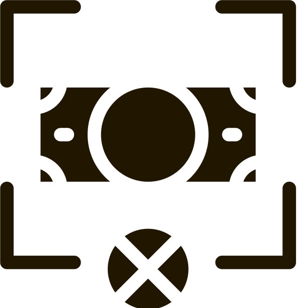 伪钞方向图标字形图片下载